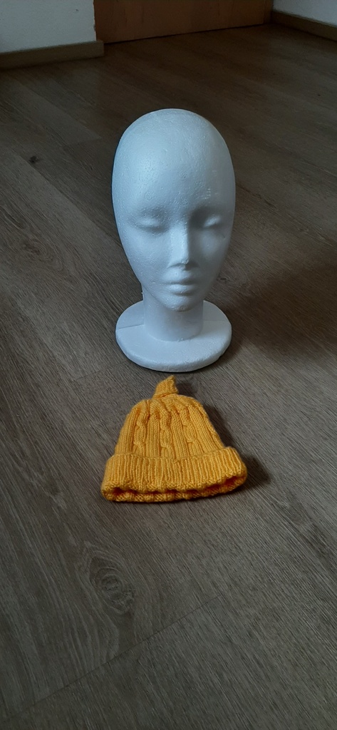 Babymütze Orange