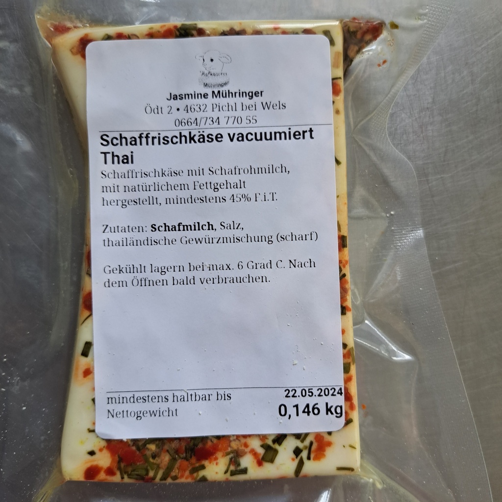 Schaffrischkäse Thai