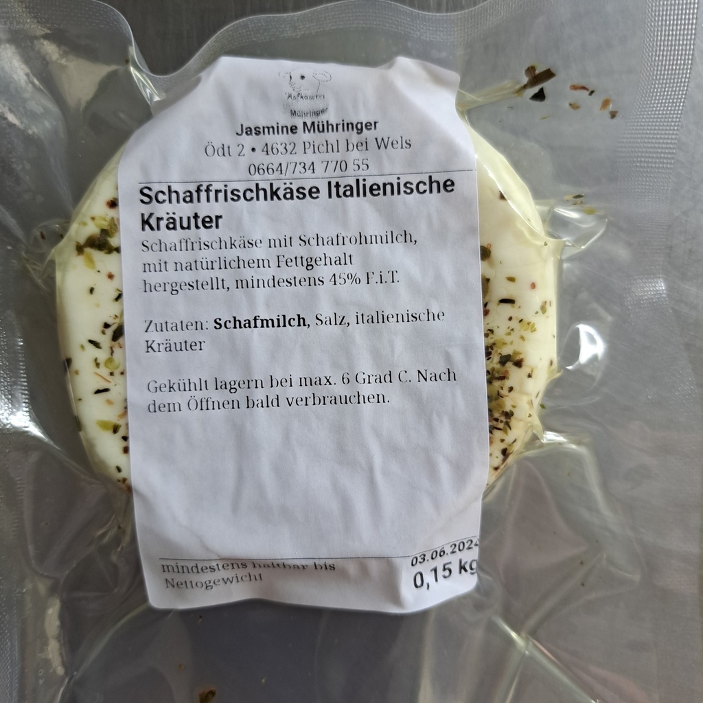 Schaffrischkäse Italienische Kräuter