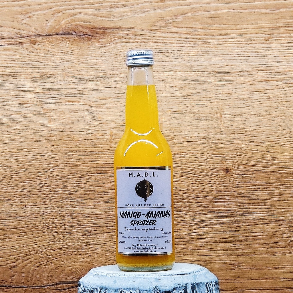 Mango-Ananas-Spritzer 0,33L