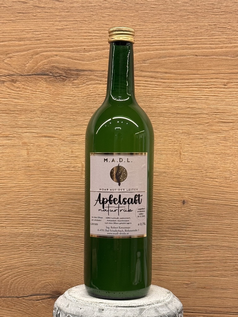 Apfelsaft naturtrüb 0,75L