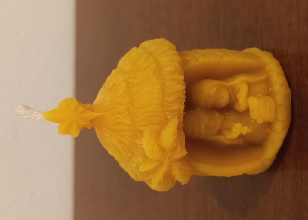 Bienenwachskerze Krippe