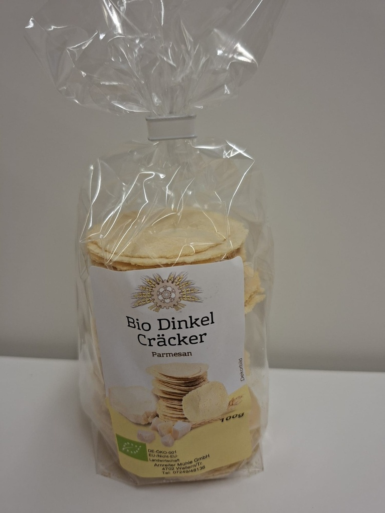 Bio Dinkel Cräcker Parmesan - 100 g