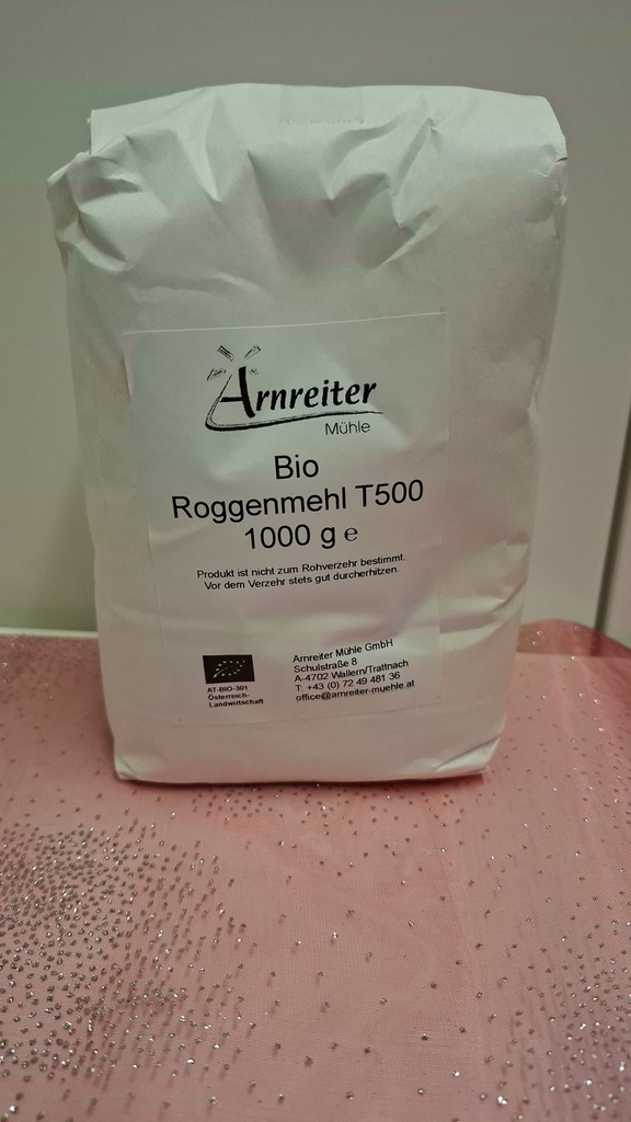 Bio Roggenmehl T500 1 kg- für für Störibrot