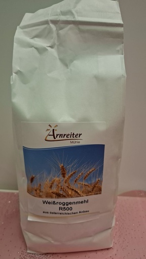 Weißroggenmehl R500 1 kg - für Störibrot