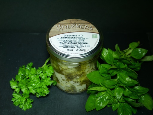 Käse in Öl