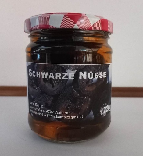 [Schwarze Nüsse 220g] Schwarze Nüsse