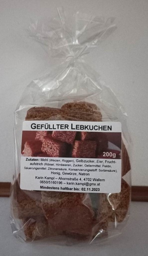 [Gefüllter Lebkuchen 200g] Gefüllter Lebkuchen