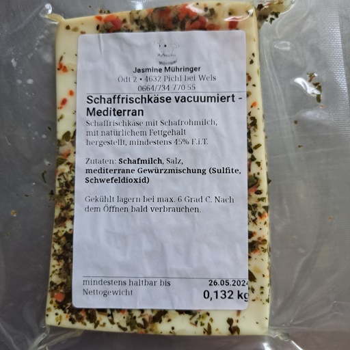 Schaffrischkäse mediterran