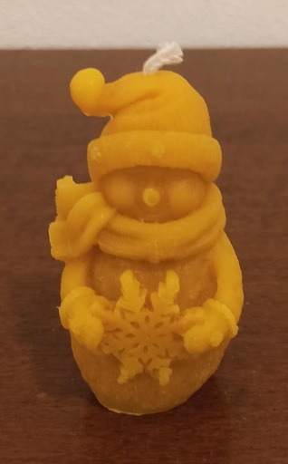 [Bienenwachskerze Schneemann] Bienenwachskerze Schneemann
