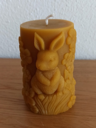 [Bienenwachskerze Osterhase groß] Bienenwachskerze Osterhase groß